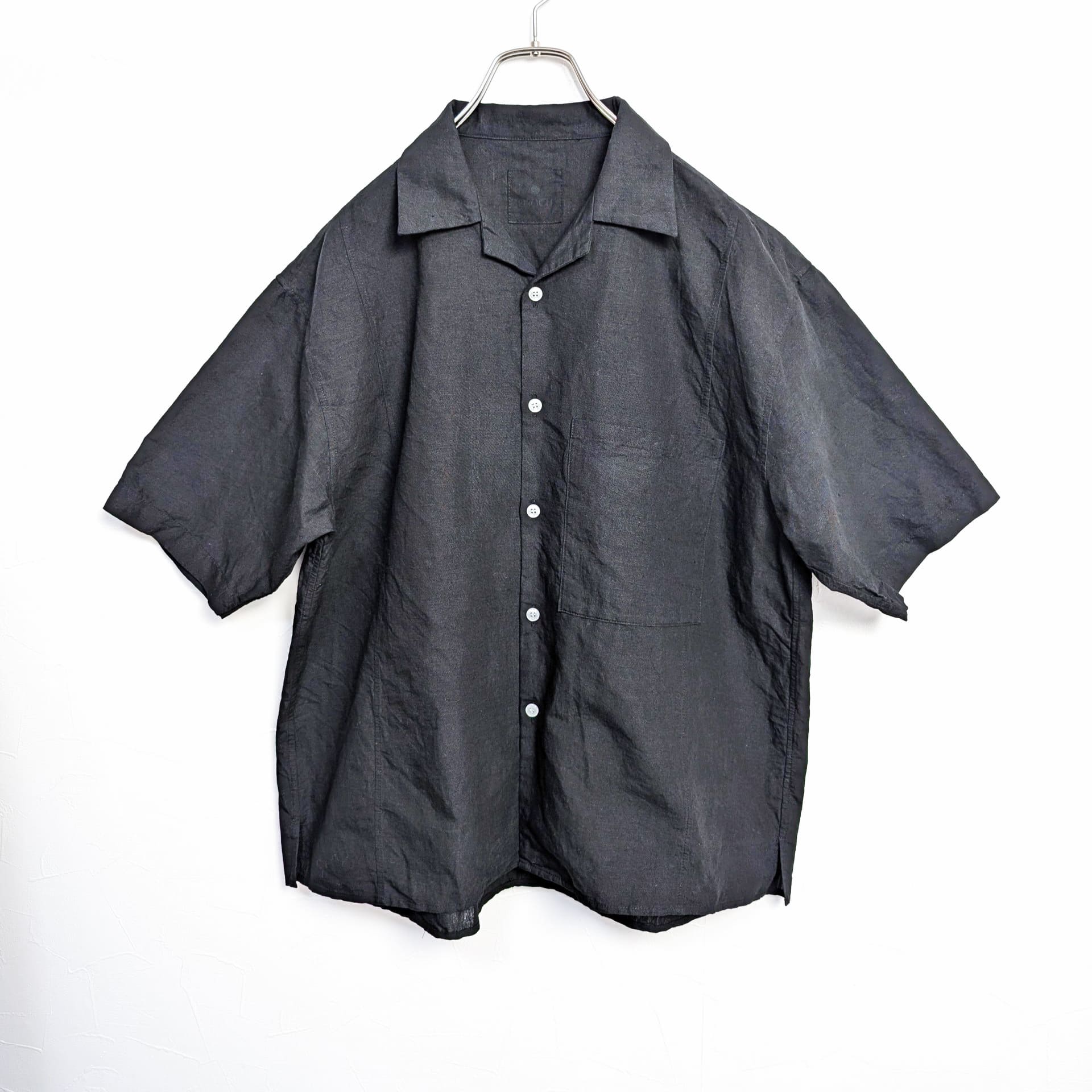 ヘンプコットンオープンカラーシャツ商品写真6